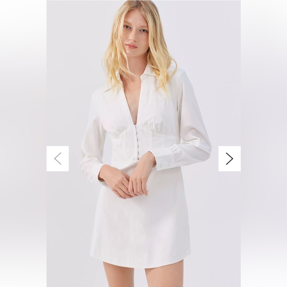 Urban Outfitters Phoebe Long Sleeve Corset Mini Dress